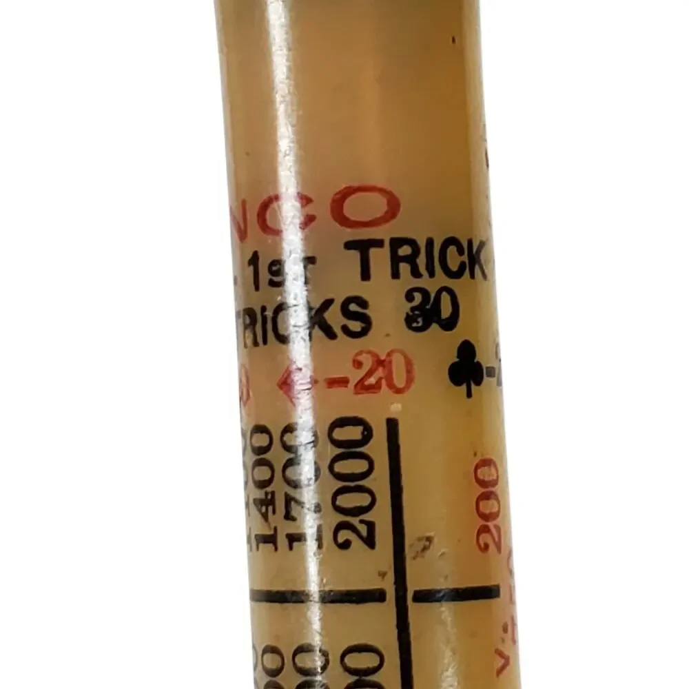Vintage Vanco Bridge Card Game Scoring Celluloid Mechanical Pencil
